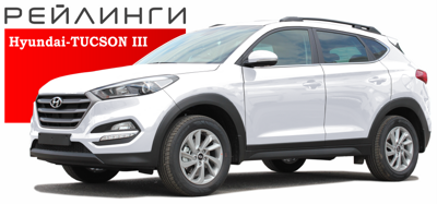 Рейлинги Hyundai TUCSON III черные