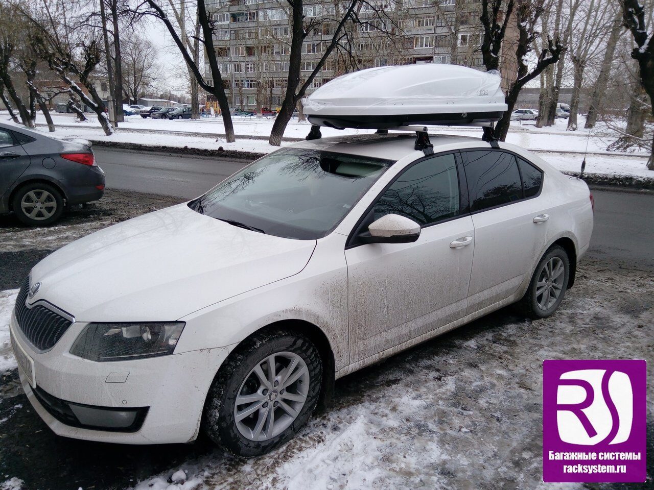 Автобокс Skoda Octavia (Шкода Октавия) | Магазин багажников в Тюмени, Щорса  4, +7(3452)530-825, Фотогалерея наших работа